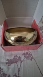 Xclusive Art Golden Ribbed Decorative Bowl / Candle Holder - Image 2