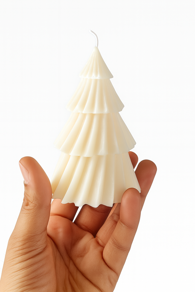 ChatGPT Image Nov 15, 2025, 02_02_31 PM Cone Texture Christmas Tree Candle - Image 1