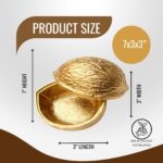 Golden Walnut Grove Dual-Wick Candle Holder - Image 2