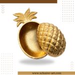 Golden Pineapple Dual-Wick Candle Holder