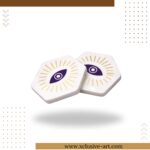 Evil Eye Marble Coasters – Set of 2